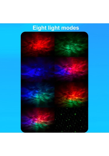 Symbee Usb Geri Kontrol Astronot Yıldız Projeksiyon Lambası - 5w Renkli Işıklı Ev Dekorasyonu, Parti Ambiyans Aydınlatması Diğer