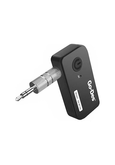 Go Des GD-BT106 Wireless Aux Dongle Mikrofonlu Tak & Çalıştır 3.5 mm Kablosuz Ses Alıcısı - ZORE-262895