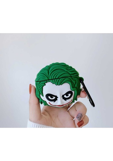Iphone 1/2. Nesil Uyumlu Koruyucu Bluetooth Kulaklık Kılıfı Joker Figürlü Joker Airpods 1/2. Nesil