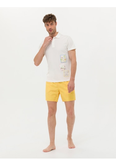 Pierre Cardin Erkek Sarı Deniz Şortu 50275936-vr044 Sarı
