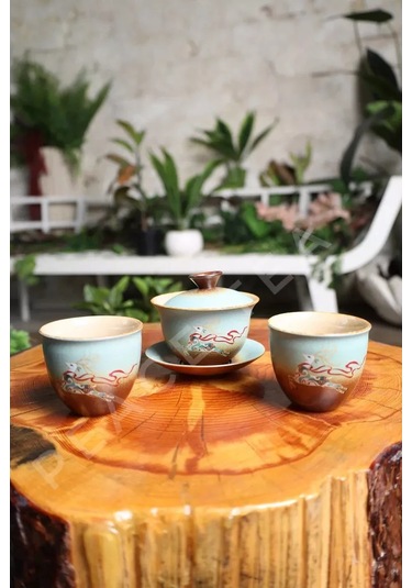 Peace Tea Çay Seremonisi Seti 243980531 Açık Mavi