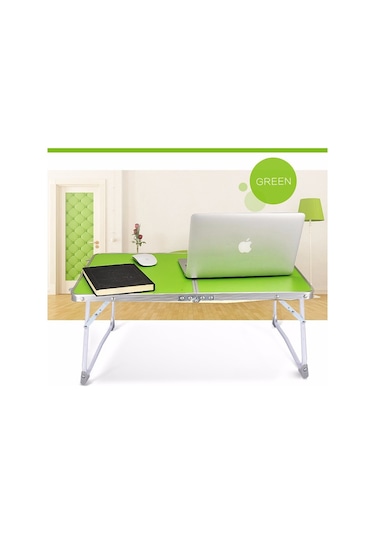 Plastik Mat Ayarlanabilir Taşınabilir Dizüstü Bilgisayar Masası Katlama Stand Bilgisayar Okuma Masa Yatağı Tepsisi Black