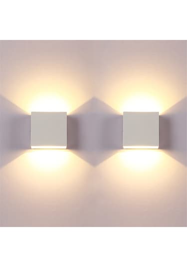 Led Duvar Lambası Modern İç Mekan Duvar Lambası, Duvara Monte Edilen Işık, A Beyaz