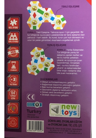 Newtoys-petek –matching Game-eşleştirme Oyunu
