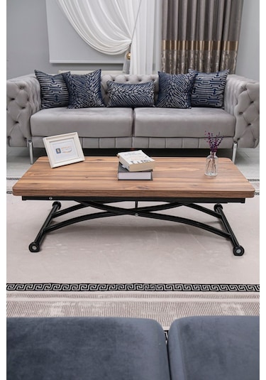 Juppo Üst Tabla Mdf Urartu Oval Köşe Alt Siyah Dışa Kıvrım