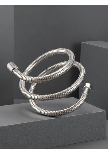Rostovskaa Manufaktura Santehniki Sh-150 Paslanmaz Çelik Duş Hortumu 390717203 Gri