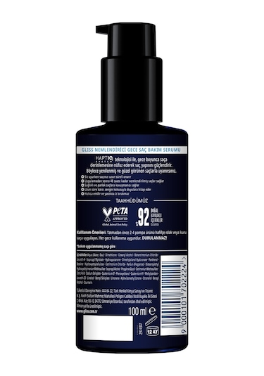 Gliss Night Elixir Nemlendirici Gece Saç Bakım Serumu 100 ML