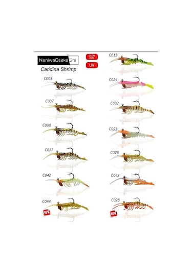 Naniwaosakashi Caridina Shrimp 10 Cm 14 Gr Silikon Karides Yem