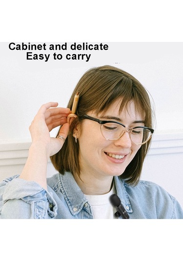 Elebest M3x Kablosuz Yaka Mikrofonu 2.4ghz Video Kayıt Canlı Akış Taşınabilir Mikrofon 1 Alıcı + 1 Mikrofon 689901219a