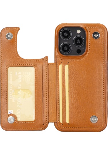 Bouletta Apple Uyumlu  iPhone 14 Pro Deri Kılıf Ubw Rst2ef