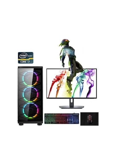 CacheX i7 16 GB 250 GB+HDD 240 GB SSD 4 GB 20" W10P Masaüstü Oyuncu Bilgisayarı