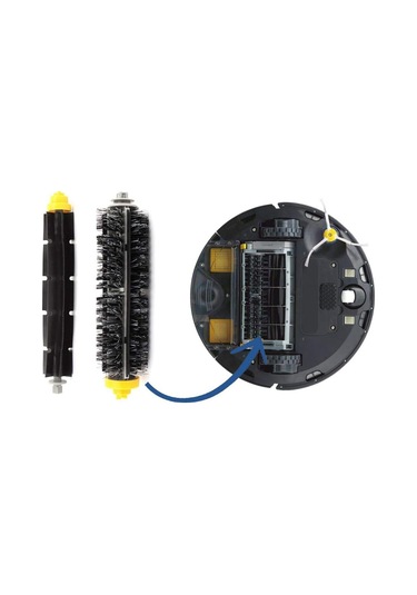 Leasetake Irobot Roomba 700 Ana Yan Fırça Hepa Filtresi 720, 730, 750, 760, 765, 770, 772, 776, 780, 782, 785, 790 Yedek Parçaları