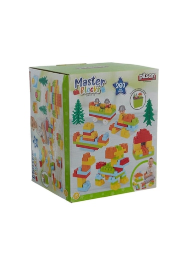 Pilsan Aksesuarlı Master Bloklar 260 Parça Teşhir
