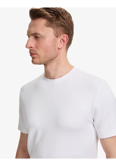 Pierre Cardin Erkek Ekru Tişört Basic 50321139-vr019