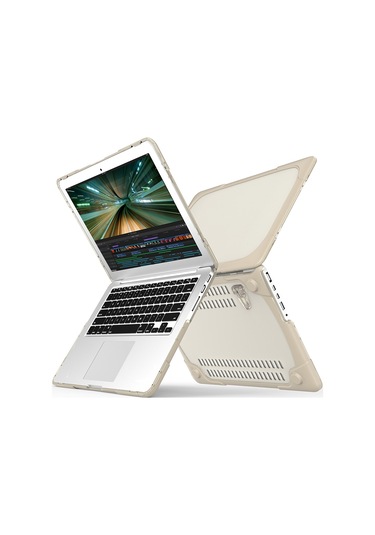 Cbtx Macbook Pro 15'' Laptop Standlı Bilgisayar Koruyucu Kılıf  Haki