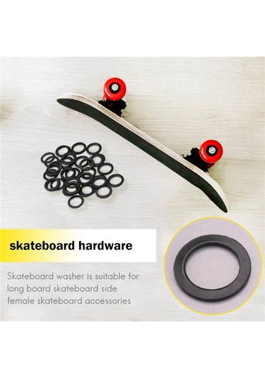 56 Parça Kaykay Kamyonu Donanım Seti Ara Parçalar Dahil Gümüş&siyah Gümüş - Siyah