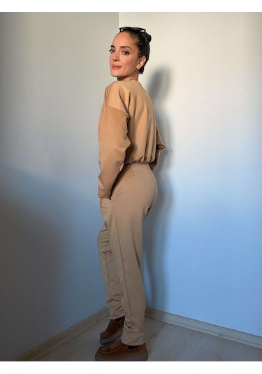 Ali Butik Camel Modal Takım Camel