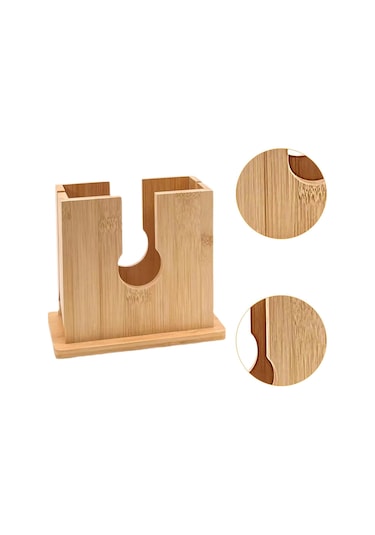 Suntek Ekmek Dilimleyici Bambu Kesici Pürüzsüz Tost Kekler Için Ahşap Rengi Diğer