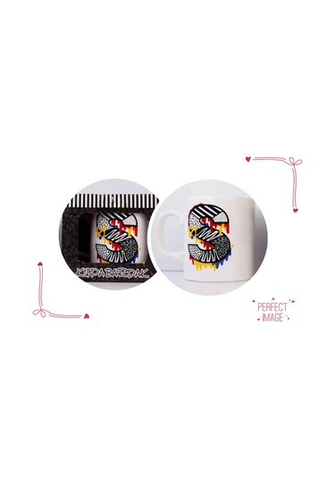 S Harfli Bardak Tasarımı Beyaz