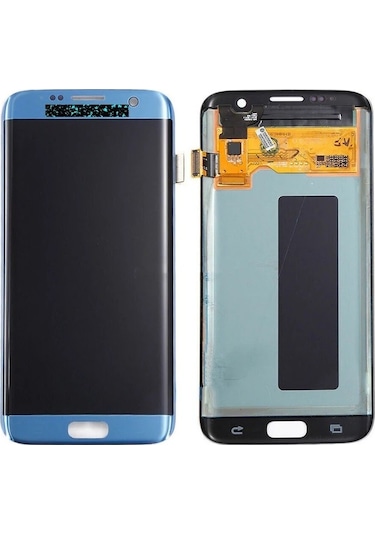 Samsung Galaxy Uyumlu S7 Edge Sm-g935 Lcd Ekran Dokunmatik Mavi