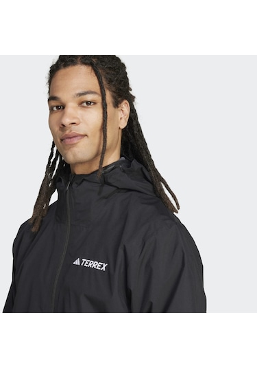Adidas Terrex Multi Essentials 2ın1 Erkek Siyah Outdoor Ceket Jm8697 Siyah