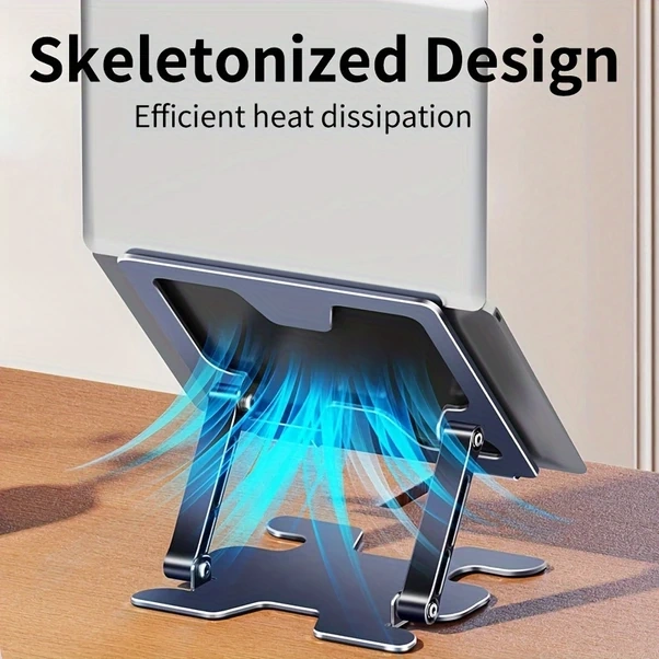 Dream011 Ayarlanabilir Masaüstü Projektör Standı 10-15.6" Laptop Projektör Riser Ergonomik Taşınabilir Telefon Tutucu Gri