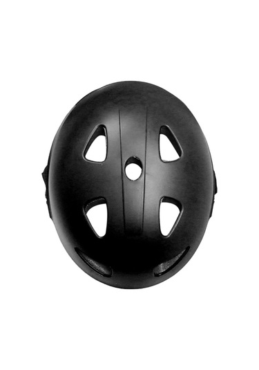 Siyah Çocuk Kaskı Spor Koruyucu Kask Kaykay Bisiklet Scooter Paten Ekipmanı Siyah