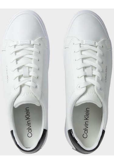 Calvin Klein Bayan Ayakkabı Hw0hw01681 0k4 Beyaz-siyah Siyah