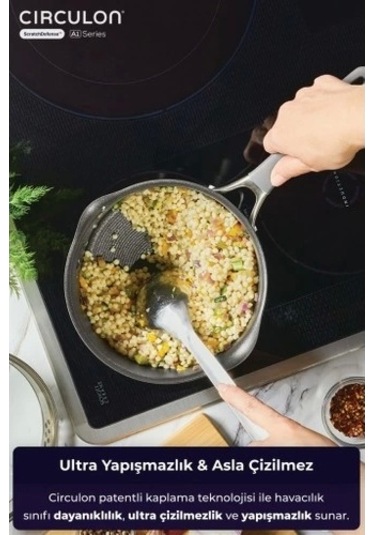 Circulon 18 Cm Kapaklı Sos Tenceresi Çok Renkli