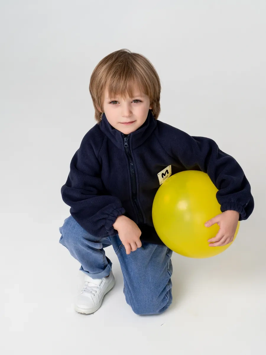 Adıkudı Kıds Bebekler İçin Fermuarlı Sıcak Polar Sweatsh 260604019 Siyah