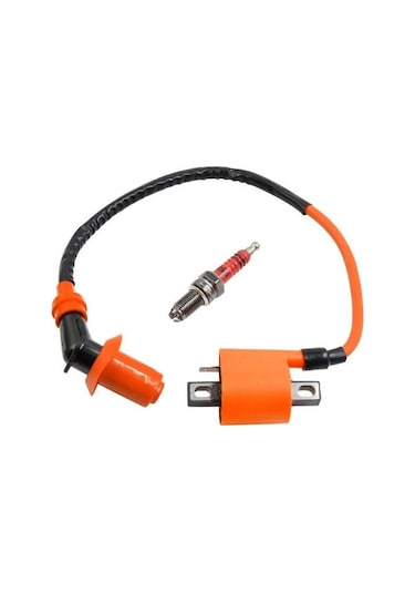Konesam Suntek Motosiklet Yarış Ateşleme Bobini Ve D8tc Buji Seti - Cg125, Cg150, Cg200 Modelleri İçin