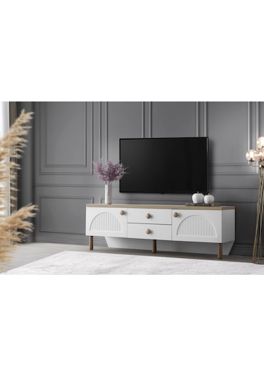 Majör Membran Kapaklı Çekmeceli Tv Sehpası 180cm