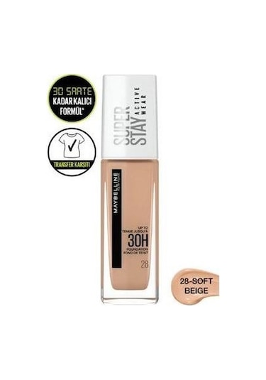 Maybelline New York Super Stay Active Wear 30H Fondöten 28