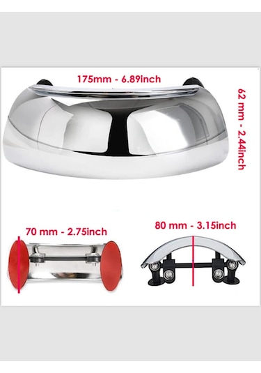 Motosiklet Dikiz Aynası Kör Nokta Geniş Açılı 180 Derece Montajlıdır-diğer Ürünler Gibi Değildir.
