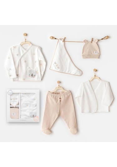 Andywawa Ac25850 Happy Animals 5'li Hastane Çıkışı Ekru Ekru