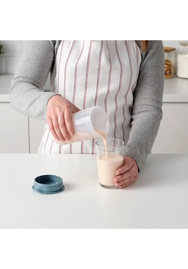 Ikea Standardmatt Ikea, Ölçü Kabı, 0,5l, Şeffaf, Plastik 326427774 Beyaz