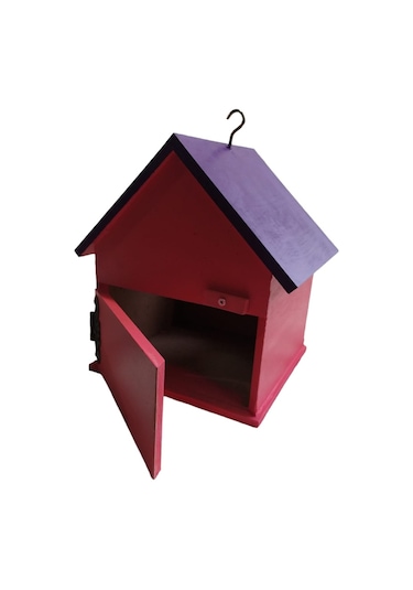 Ncy Ahşap Muhabbet Kuşu Cennet Papağanı Folluk 17 x 17