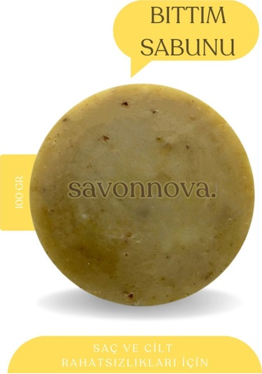 Doğal Bıttım Sabunu, Cilt Sorunları Için Katkısız El Yapımı Sabun 100gr