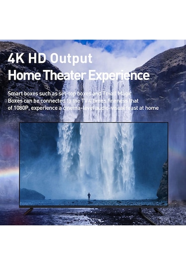 Baseus Hdmı 2.0 4K 219 Geniş Ekran Destekli Hdmı Kablo 3 Metre