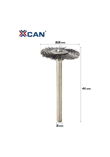 Xcan Metal Gravür Fırçaları, Çelik, 3mm Gövde 266572335
