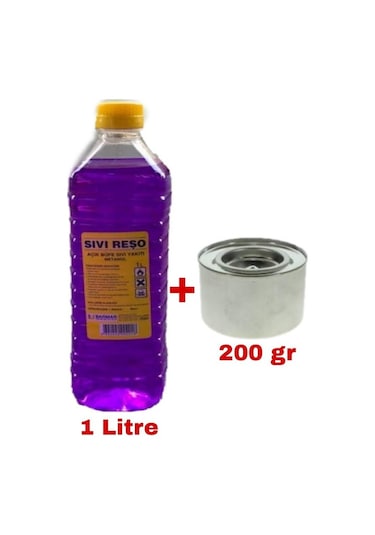 Osmanlı Ocağı Yakıtı Reşo Ocağı Yakıtı Jel 1 Litre + 200 Gr