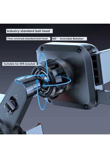 Honeybeeshop Ayna A33 Tesla Model Y Ve Model 3 İçin Yatay Dikey Ayarlanabilir Telefon Tutucu Abs Malzeme Kullanımı Kolay Kontrol Ekranı Uyumlu