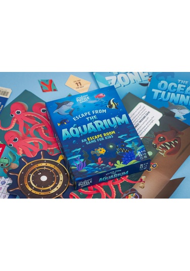 Professor Puzzle - Dedektif Aile Oyunu - Escape From The Aquarium