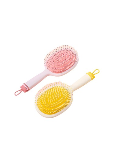 Moveevo Hava Yastıklı Tarak Hava Yastığı Masaj Tarağı Bayan Uzun Saç Kıvırma Tarağı Düz Saç Yuvarlama Tarağı