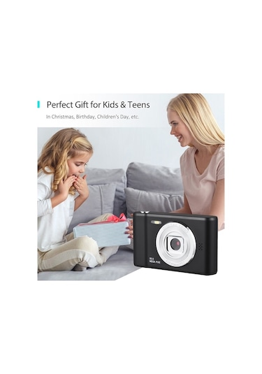 Trendooze Springsun 1080p Dijital Kamera 50mp Fotoğraf Çift Lens 2.4 İnç Ekran 8x Dijital Zoom 32gb Tf Kart Gx