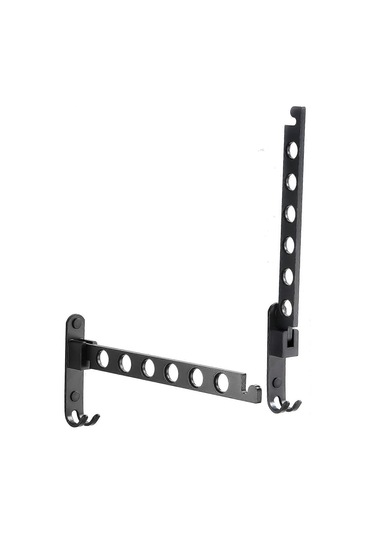 Ganzhoushop Geri Çekilebilir Katlanır Duvar Askısı Katlanır Elbise Askısı Rafı Askılı Raflar Elbise Kurutma Rafları Elbise Saklama Düzenleyici Çok Renkli