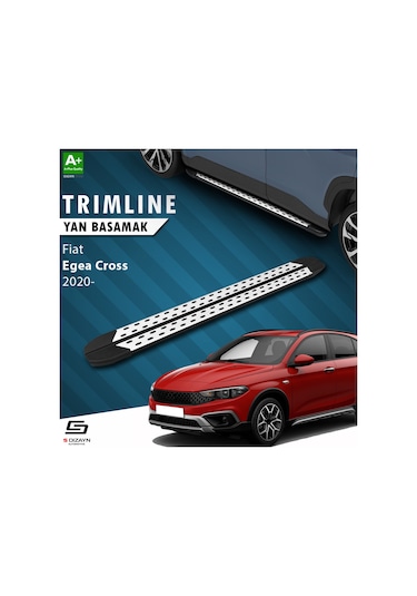 S-dizayn Fiat Egea Cross Trimline Gri Yan Basamak 190 Cm 2020 Üze