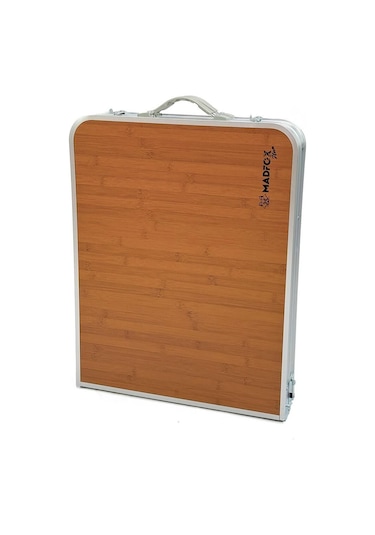 Madfox Nova Katlanır Kamp Masası Kahverengi