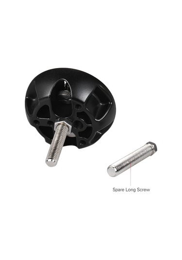 Samdoo 75mm Alüminyum Tripod转接器 - 3/8" Arayüz, 1/4" & 3/8" Hızlı Montaj Vidalari İle, Bowl Tipi Tripodlardan Düzüme Dönüştürücü