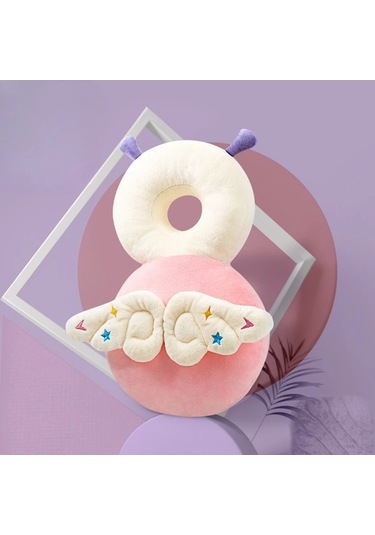 Premium Bebek Düşme Önleyici Kafa Yastığı: Güvenli Yürüyüş İçin No.04 Ekru